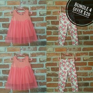 3T CUTE FLORAL TODDLER OUTFIT